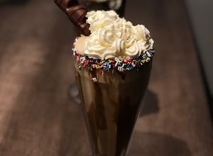 Una foto de Milkshake de dulce de leche