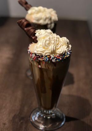 Una foto de Milkshake de dulce de leche