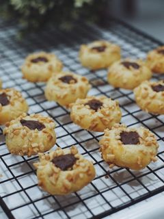 Foto resep Nutella Thumbprint Cookies