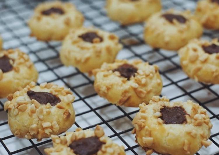 Resep Nutella Thumbprint Cookies yang Lezat