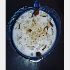A picture of Sabudana Kheer.