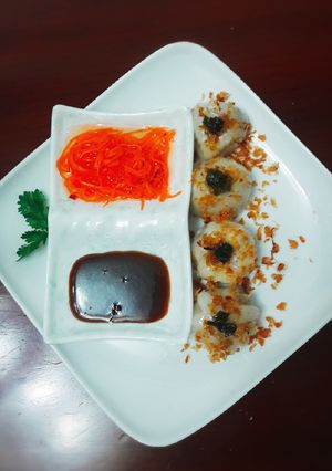 Hình của món Bánh ít nhân mặn.