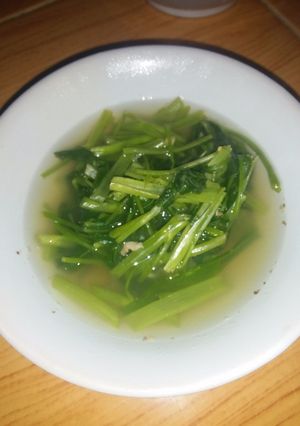 Foto resep Soup kangkung