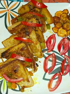 চীজি স্যান্ডউইচ (cheesy sandwich recipe in Bengali) রেসিপির প্রধান ছবি