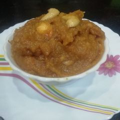 Besan & dry fruits Halwa A picture of Besan & dry fruits Halwa.
