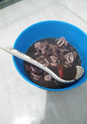 Foto resep Cumi hitam endeus💕