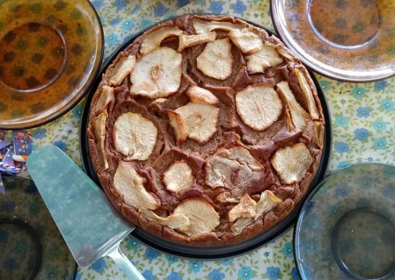 Tarta de manzana saludable