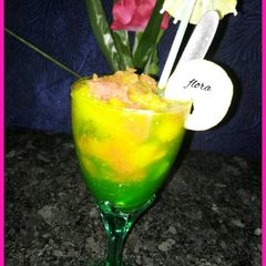 A picture of #Ramadan.. Fruit ice slush.