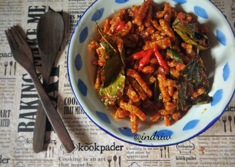 Resep Kering Tempe Pedas Manis, Enak