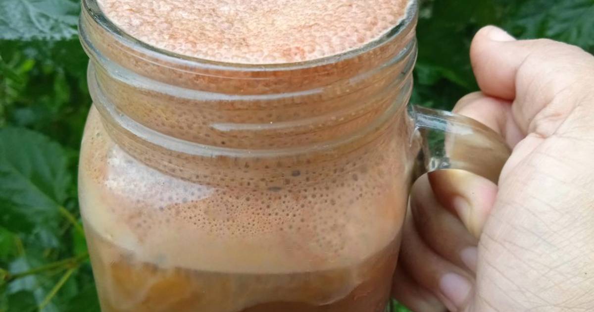Resep Iced Coffee With Choco Milk Foam Oleh Devalesha Kitchen Cookpad