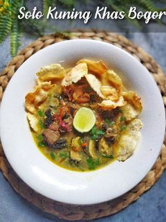 Foto resep Soto Kuning Khas Bogor