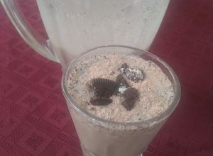 Una foto de Malteada chocolate