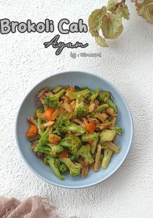 Foto resep Brokoli Cah Ayam