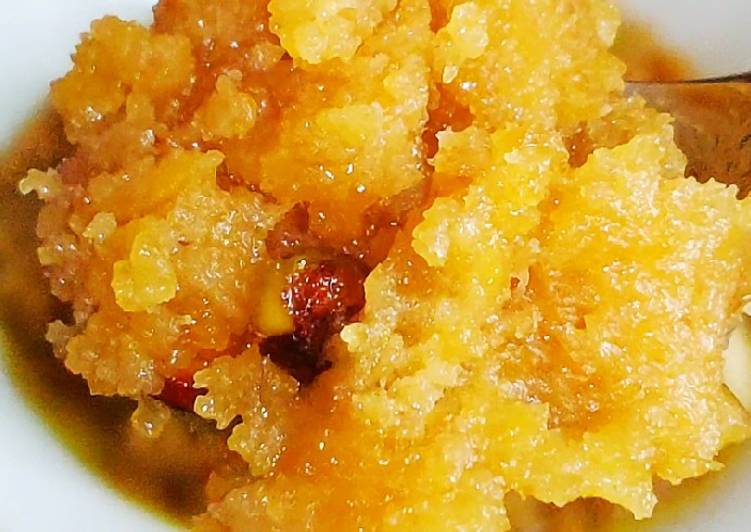 Easiest Way to Prepare Quick Moong dal halwa
