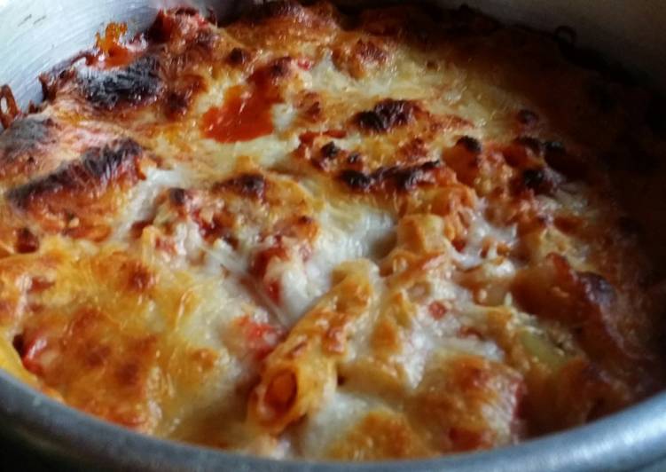 Recipe of Perfect Iz’s Baked Ziti Something or Other