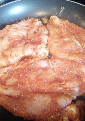 A picture of Super moist and juicy chicken breast.
