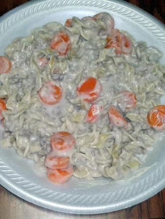 Easy Way Prepare Recipe creamy beef,carrot and noodle baked stroganoff that is Can Pamper Your Tongue, So Delicious}