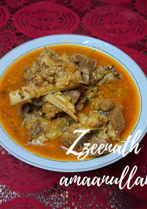 A picture of Creamy Mutton Masala with Poppy Seeds.
