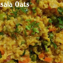 A picture of Healthy Vegetable Masala Oats Recipe.