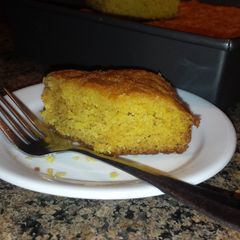 A picture of Honey cornbread.