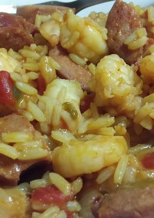 A picture of Busy day Shrimp & Sausage Jambalaya.