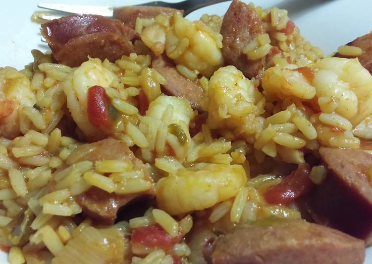 How to Prepare Any-night-of-the-week Busy day Shrimp &amp; Sausage Jambalaya