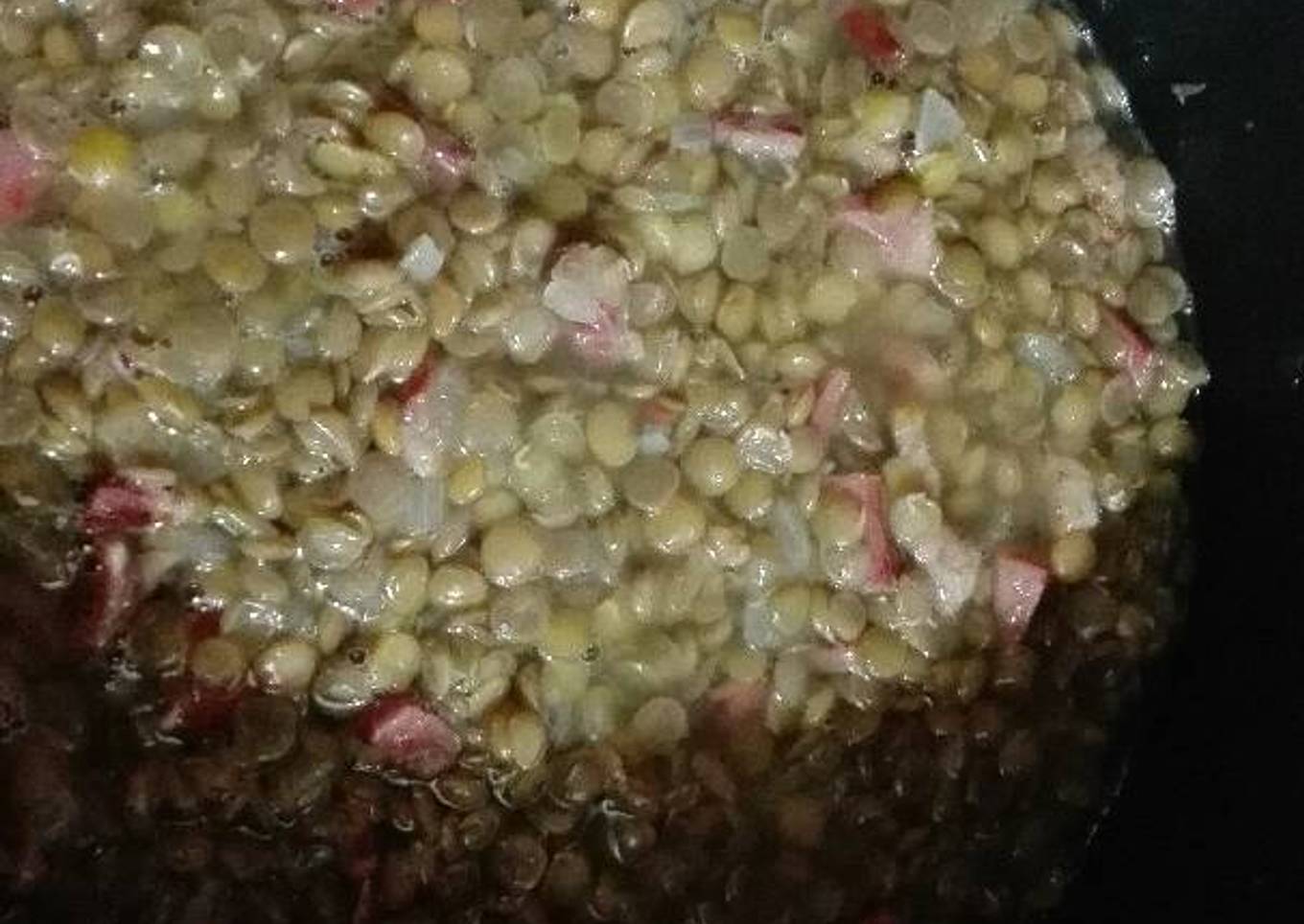 Lentejas con tocino