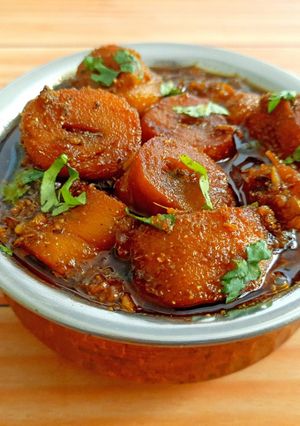 A picture of Achari Soya Chaap.