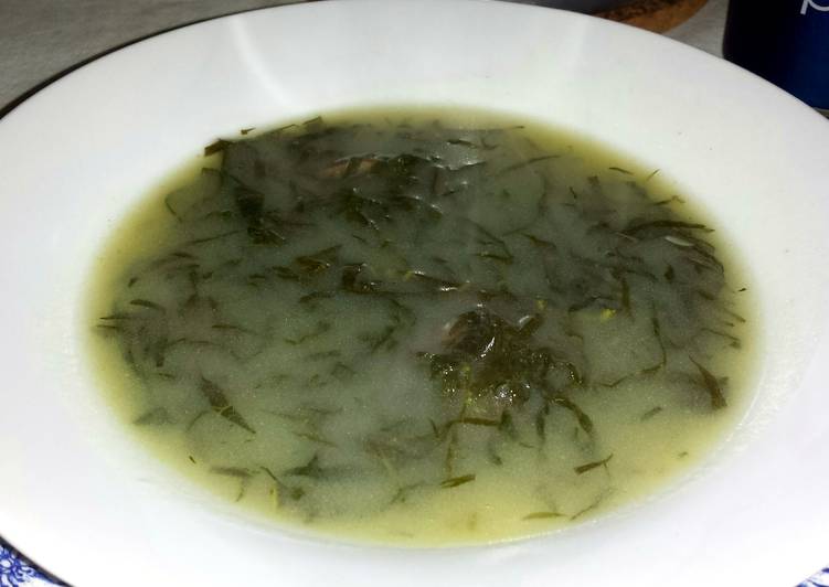 Simple Way to  Caldo Verde (kale soup)
