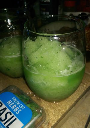 A picture of Non-alcoholic Melon Drink.
