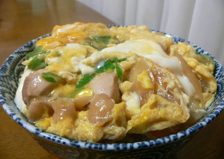 Recipe of Favorite Skillet Oyako Don (Chicken &amp; Egg Rice Bowl)