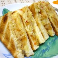 Potato Croquette Sandwich A picture of Potato Croquette Sandwich.