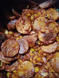عکسی از دستور سوسیس بندری فاطیما پز😋