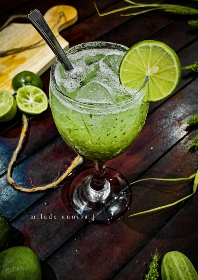 Foto resep Es Timun Jeruk Nipis