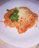 Pasta con Salsa de Tomate a la Alexito