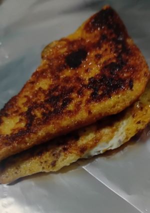 Una foto de Tostadas de huevo