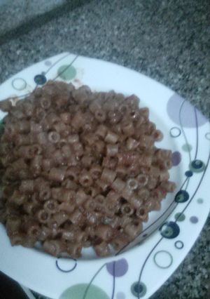 صورة لوصفة مكرونة محمرة بالصلصة