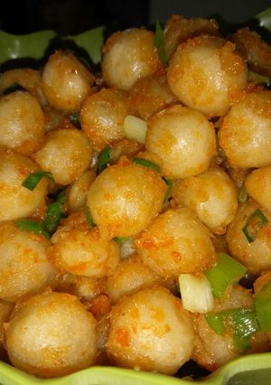 Foto resep Cimol sambel ulalaaa 😂