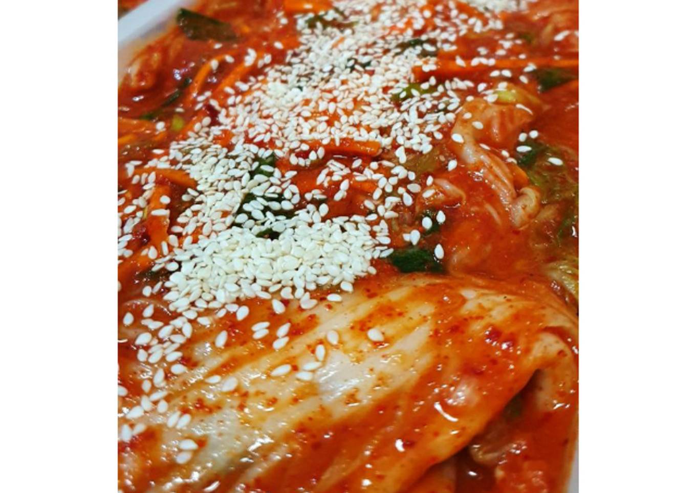 Baechu kimchi (kimchi sawi putih)