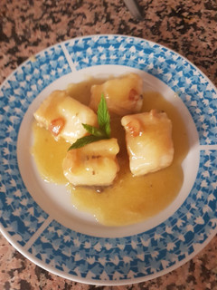 Una foto de Bacalao al pil pil