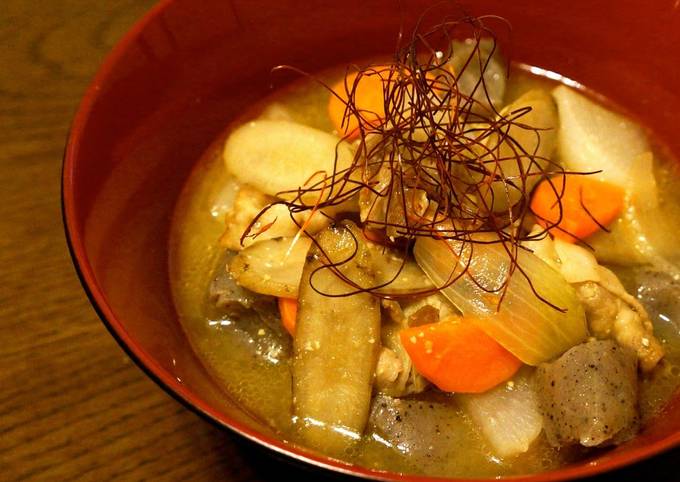 How to Prepare Ultimate From a Chef's Kitchen! The Secret to Easy and Super Delicious Tonjiru (Pork Miso Soup)