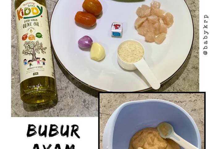 Mpasi 6 bulan: bubur ayam tomat buncis