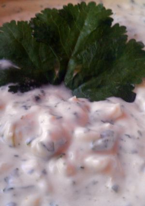 A picture of Garlic Herb Sauce.