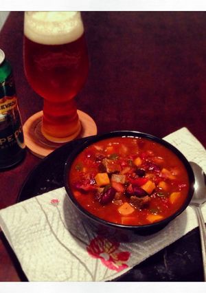 A picture of Sweet Potato and Porter Chile.