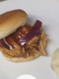 A picture of Best pulled pork BBQ sandwiches.
