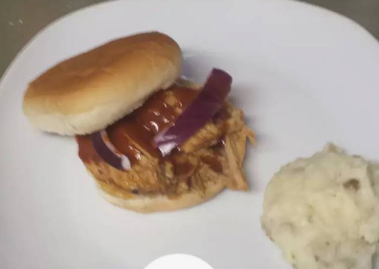 Recipe of Ultimate Best pulled pork BBQ sandwiches