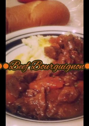 A picture of Crockpot Beef Bourguignon.