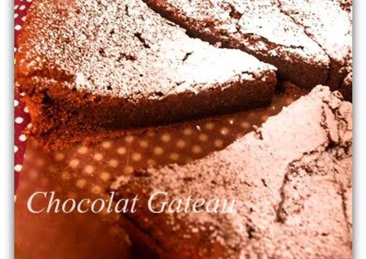 Simple And Rich Gateau Au Chocolat Recipe By Cookpad Japan Cookpad