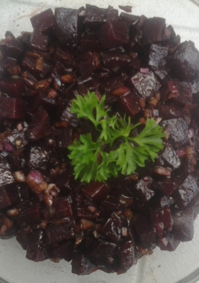 A picture of Raspberry Balsamic Beetroot.