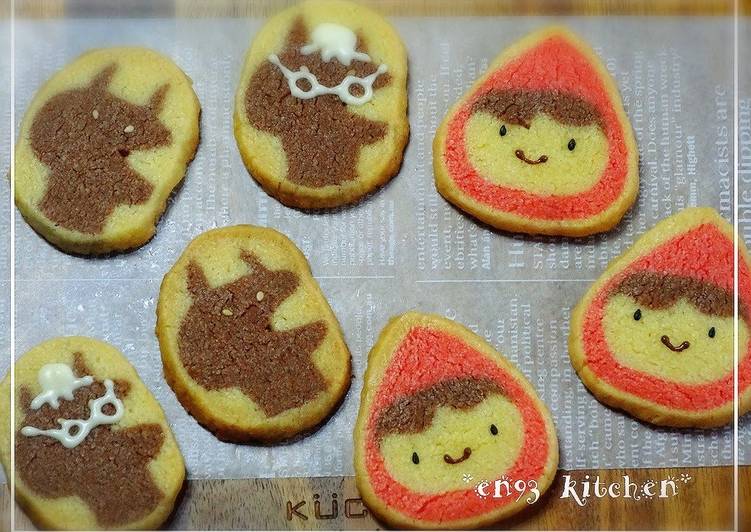 Simple Way to Prepare Perfect Cute Little Red Riding Hood Icebox Cookies